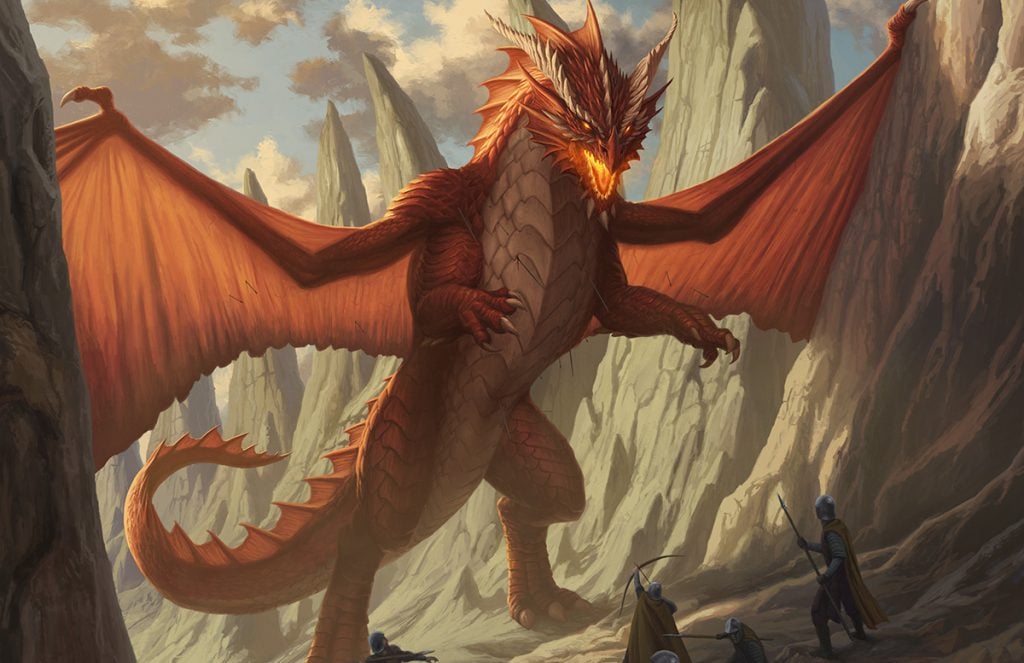 Background image for Nearly Identical - The Ur-Dragon or Tiamat?