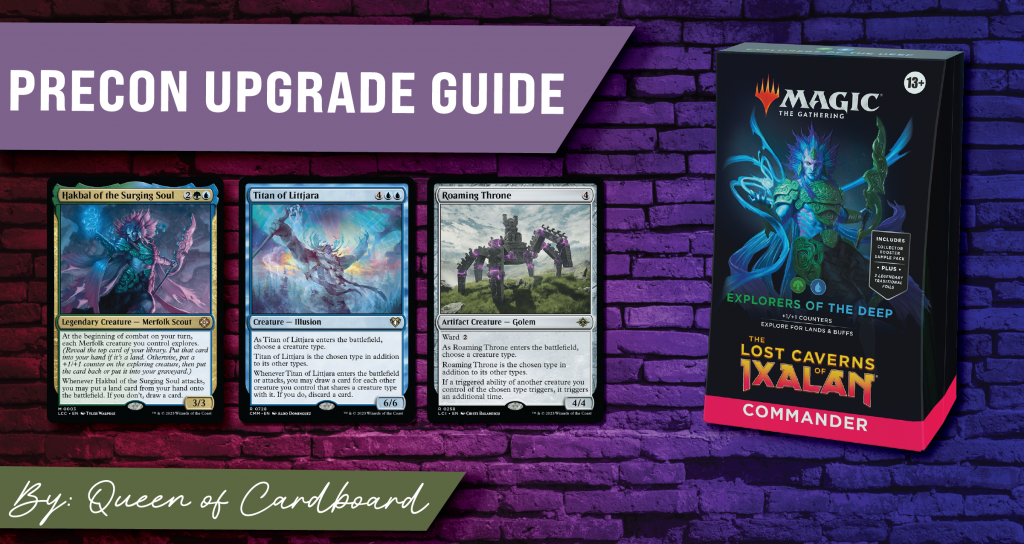 Precon Upgrade Guide - Explorers of the Deep