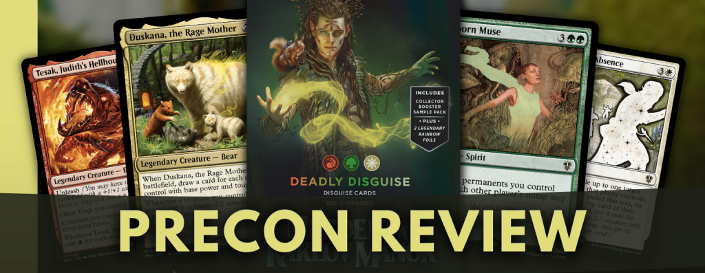 Background image for Deadly Disguise Precon Review