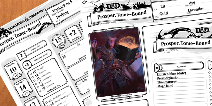 Power Sink - Build a Prosper, Tome-Bound D&D Deck