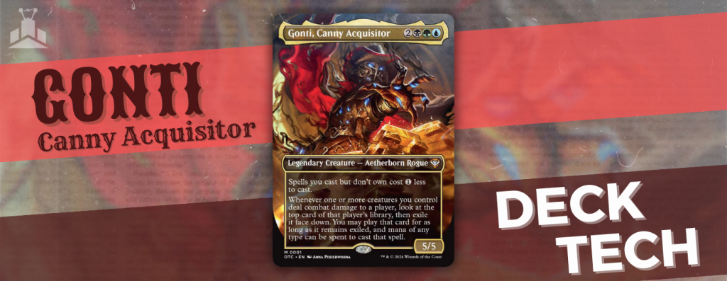 Background image for Outlaws of Thunder Junction - Gonti, Canny Acquisitor Deck Tech