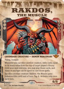 rakdos the muscle showcase card art