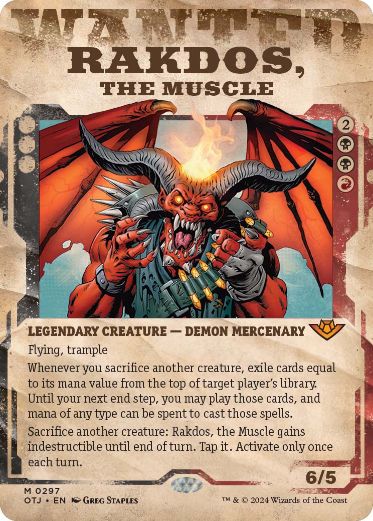 Outlaws of Thunder Junction - Rakdos, the Muscle Deck Tech | EDHREC Outlaws of Thunder Junction - Rakdos, the Muscle Deck Tech | EDHREC