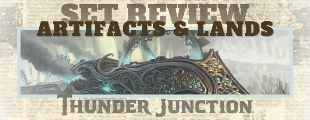 Background image for Outlaws of Thunder Junction Set Review - Artifacts and Lands