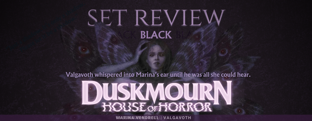 Background image for Duskmourn Set Review - Black