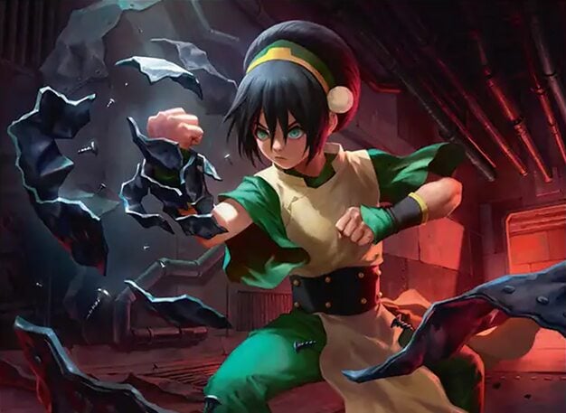 Background image for Toph, the First Metalbender | Fire and Ice