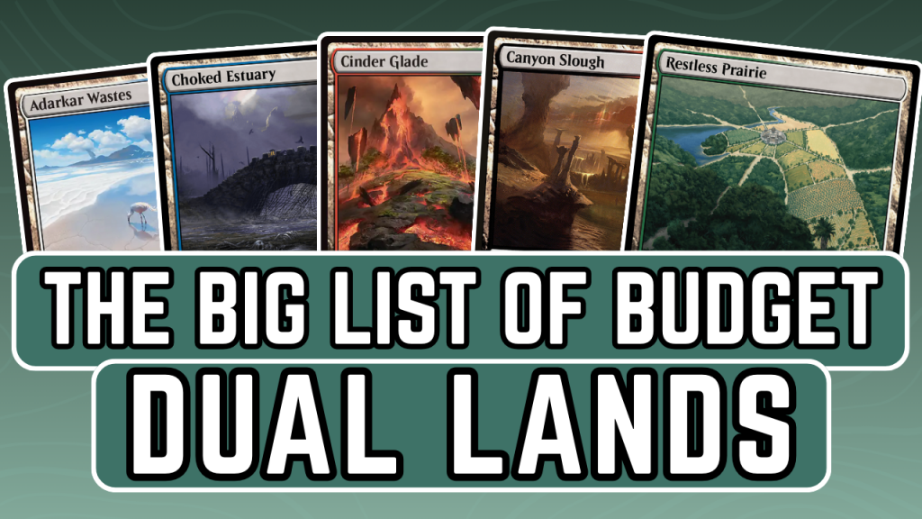 Background image for The Big List of Budget Dual Lands in Commander