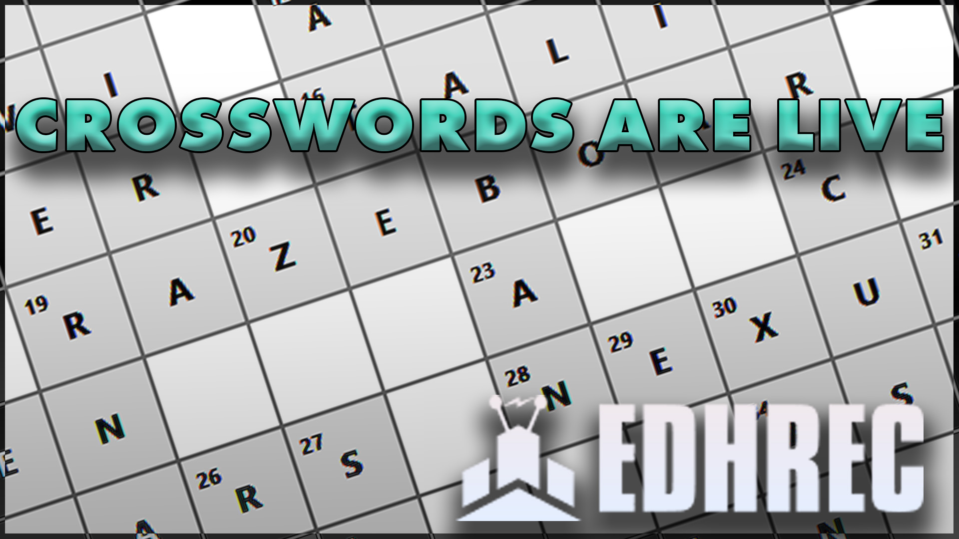 EDHREC Crosswords Debut Today