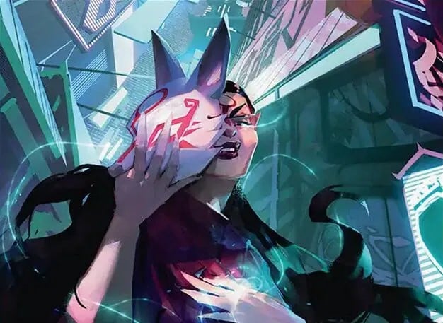 Trading Up With Kitsune, Dragon's Daughter in Commander