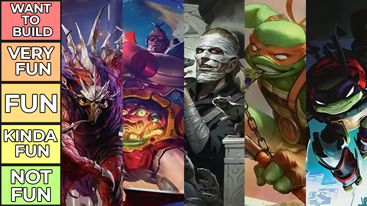 How Fun Are the Teenage Mutant Ninja Turtles Main Set Commanders?