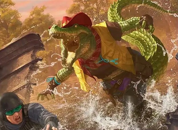 Stalking Artifacts and Enchantments in Commander With Leatherhead, Swamp Stalker