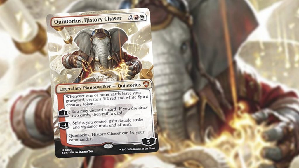 Background image for Quintorius, History Chaser Has No Spirit(s) in This Commander Deck
