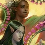Fyndhorn Elves. Illustrated by Julie Dillon for CommandFest 2026 events. Image credit: Wizards of the Coast