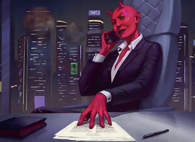 Making Demonic Deals With Madame Null, Power Broker