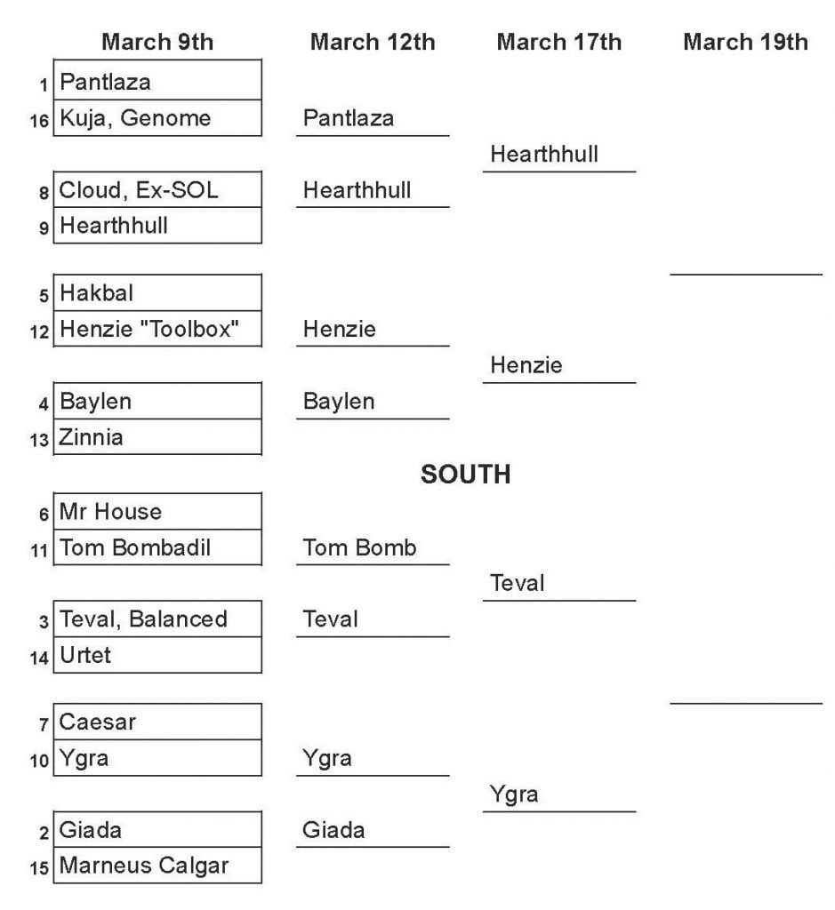 March Commandness - South Round 3
