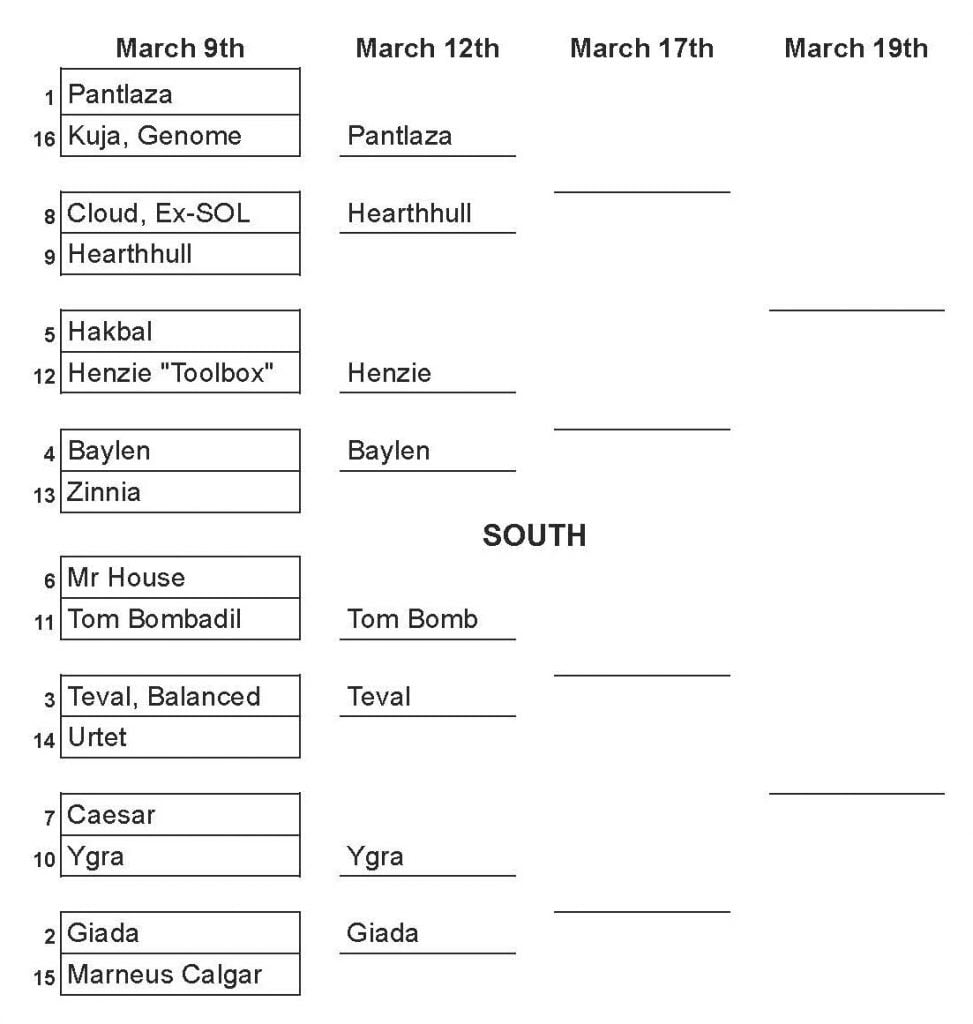 March Commandness - South Round 2