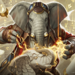 Quintorius, History Chaser. Illustrated by Darren Tan. Image credit: Wizards of the Coast