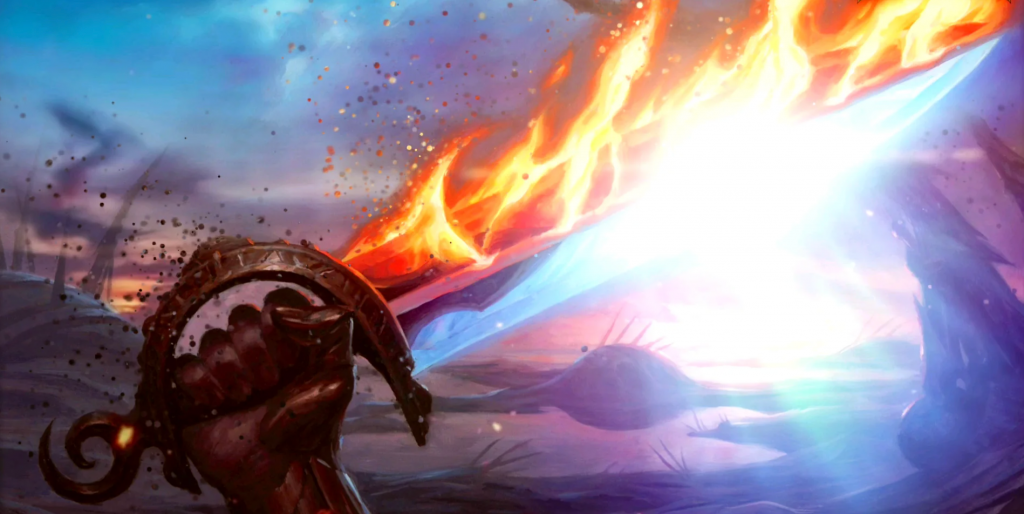 sword of fire and ice christ rahn art header image