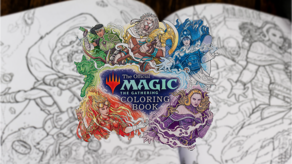 Background image for The Official Magic: The Gathering Coloring Book to Hit Shelves Soon