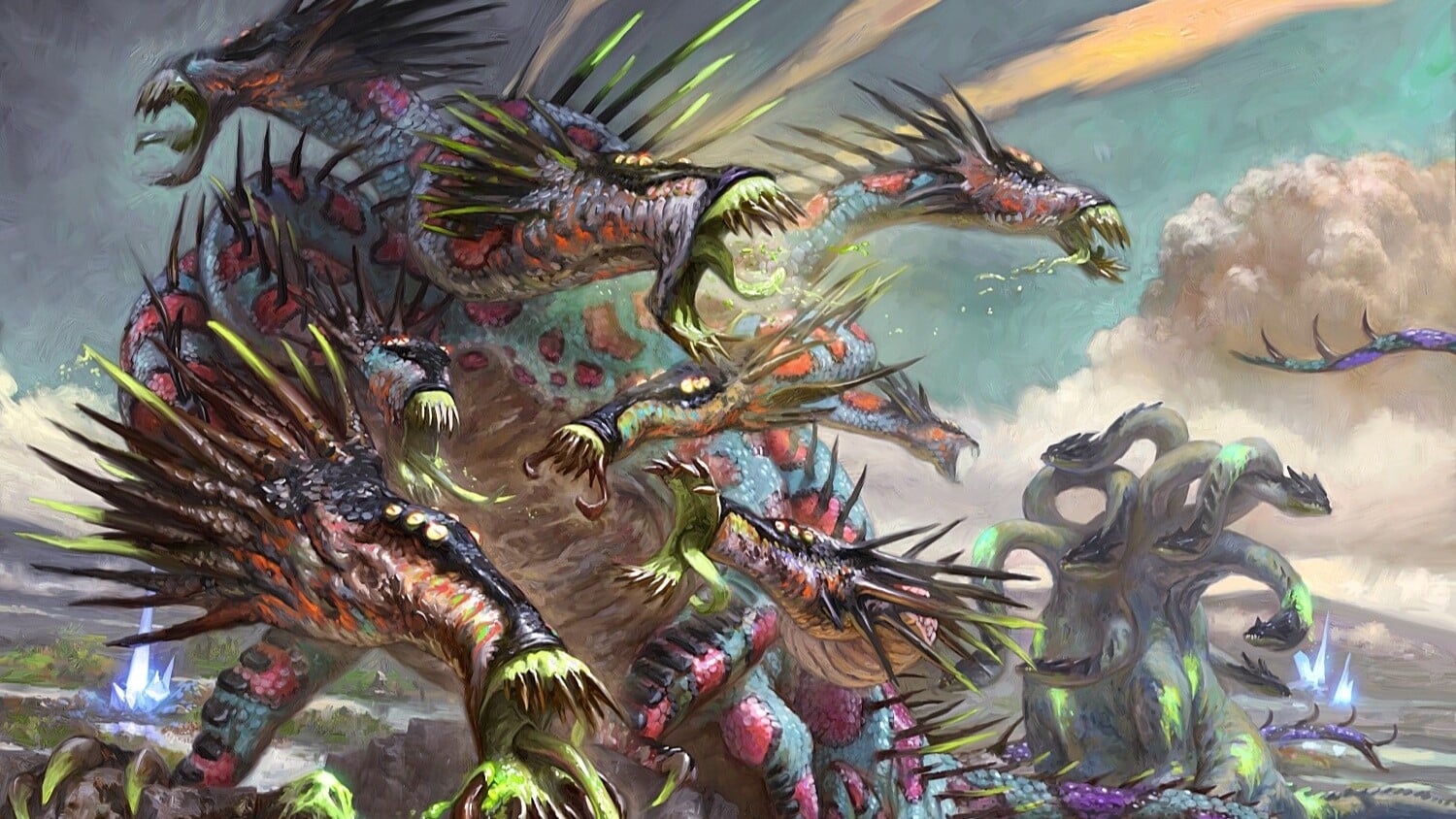 Background image for Rebuilding Zaxara, the Exemplary with Secrets of Strixhaven