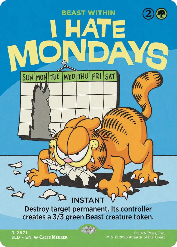 Beast Within as "I Hate Mondays".
