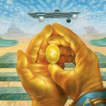 The Mind Stone. Illustrated by Volkan Baga. Image credit: Wizards of the Coast and Marvel