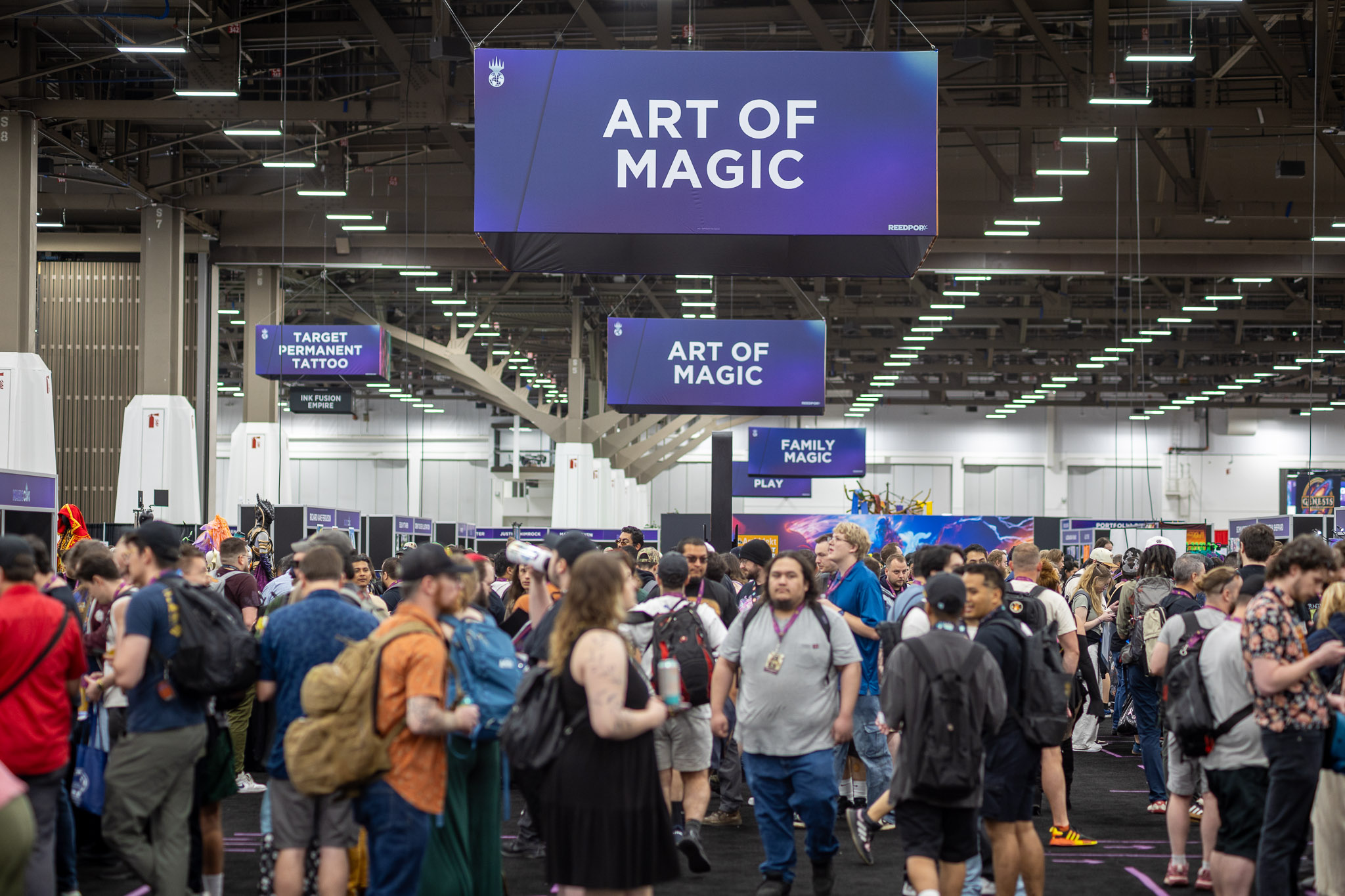 Every area of MagicCon was rife with happy crowds all weekend long.