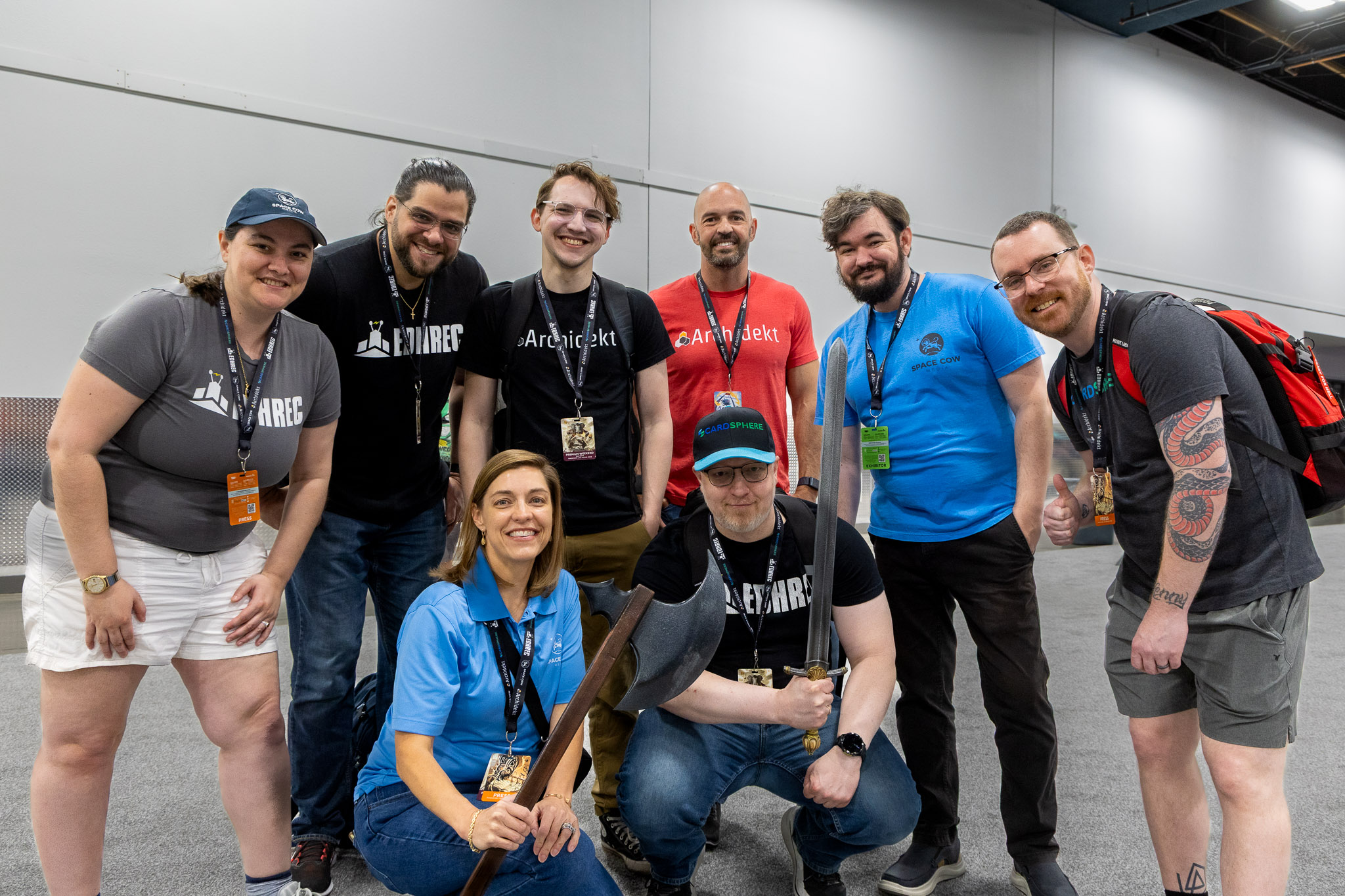 A portion of the SCM crew at MagicCon: Vegas.