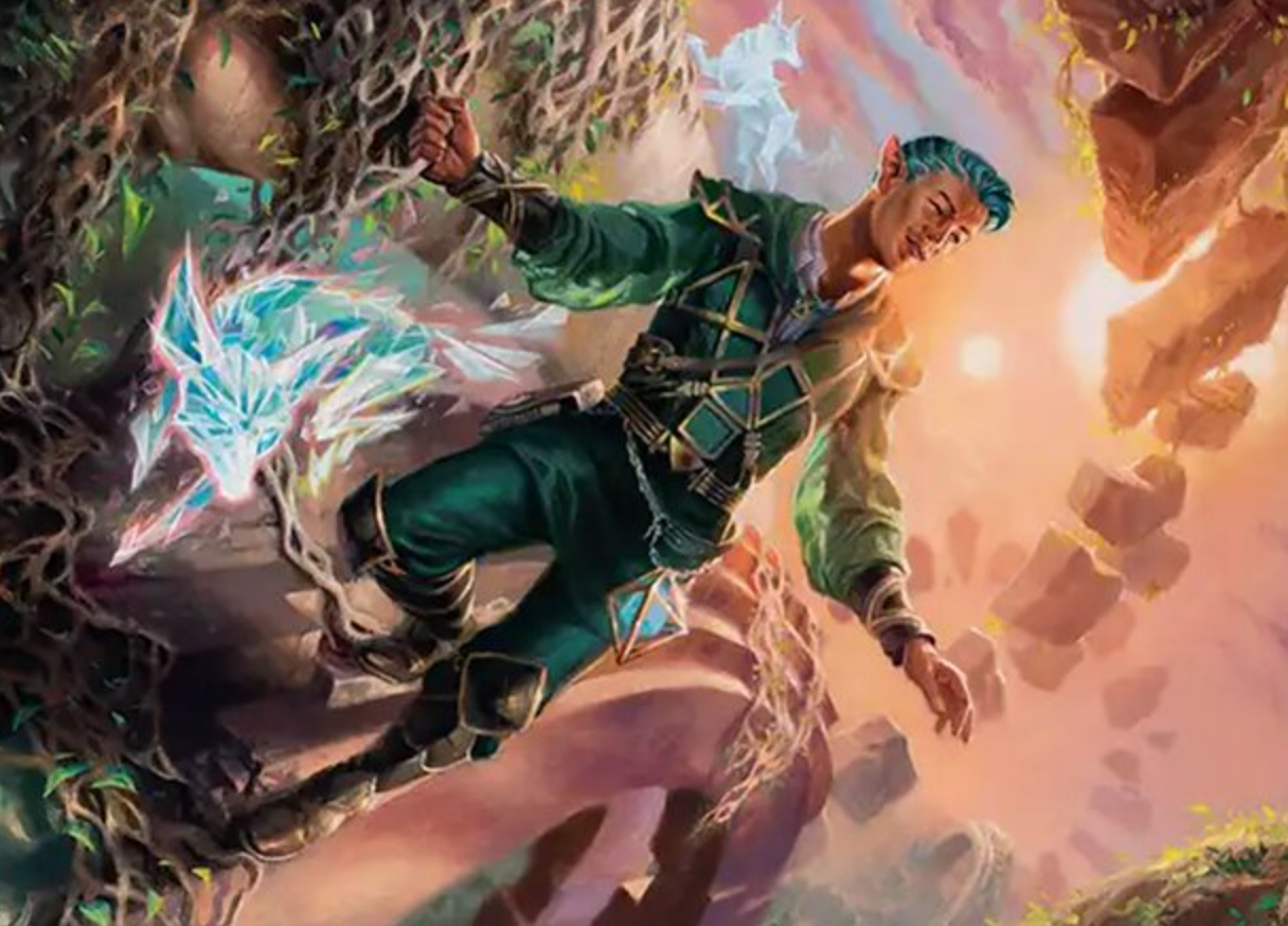 Background image for Mono Green Landfall - Emil, Vastlands Roamer Deck Tech
