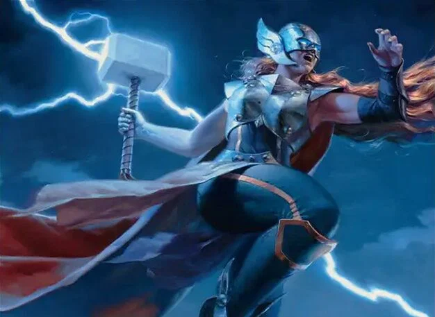 Blinking Equipment with The Mighty Thor, Jane Foster