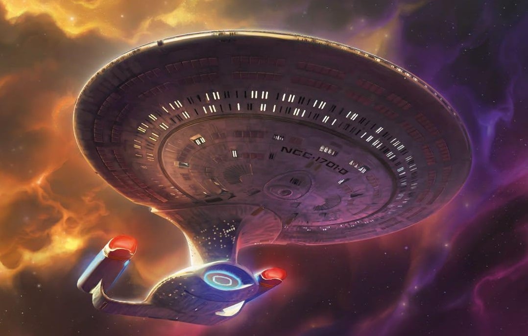 Background image for U.S.S. Enterprise-D, Galaxy-Class Deck Tech