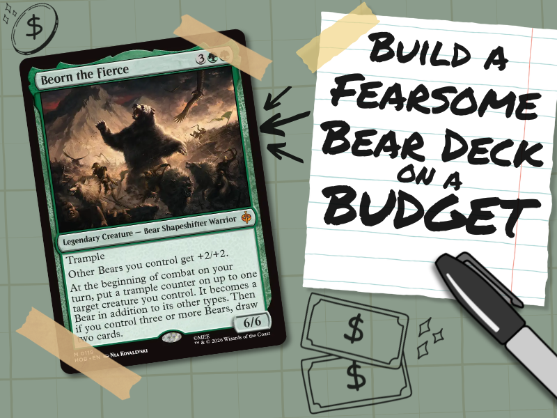 Background image for Beorn the Fierce | Mono-Green Bears on a Budget