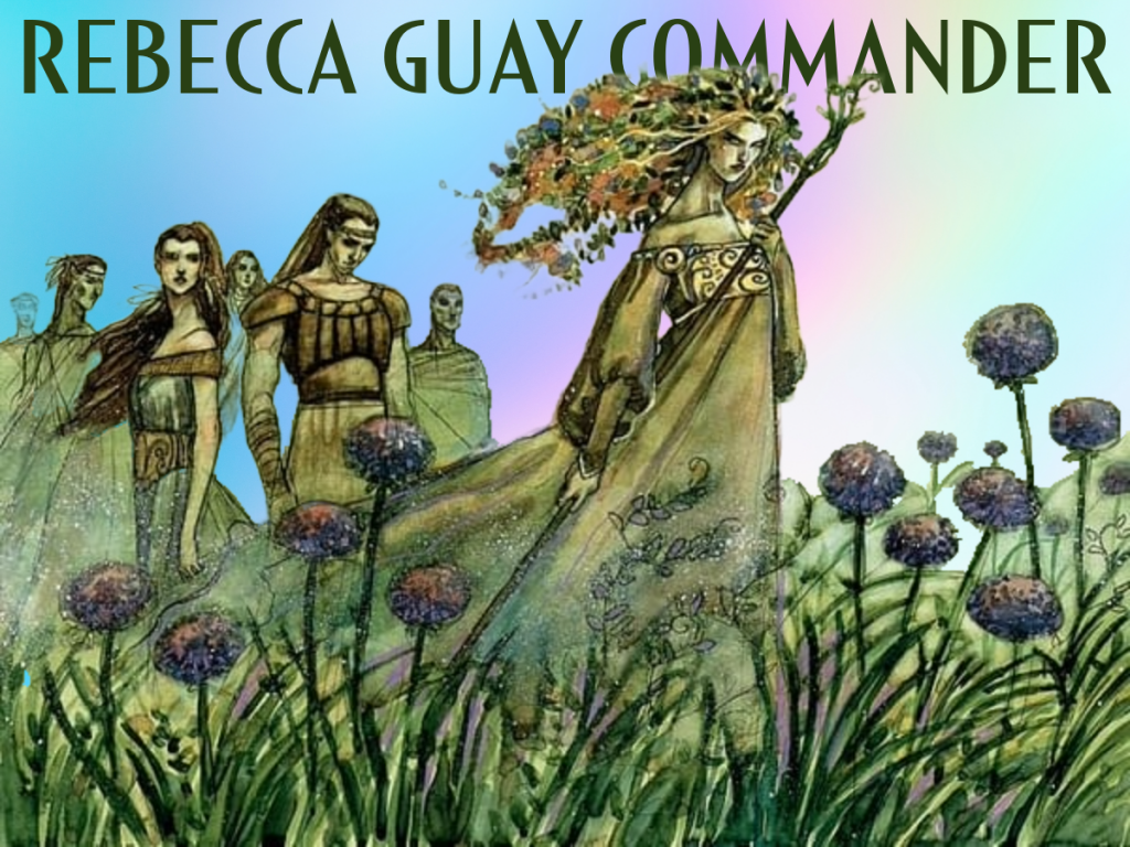 A Commander Deck of Only Rebecca Guay Art