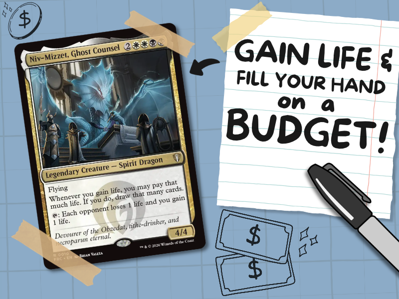 Background image for Niv-Mizzet, Ghost Counsel | Orzhov Lifegain on a Budget