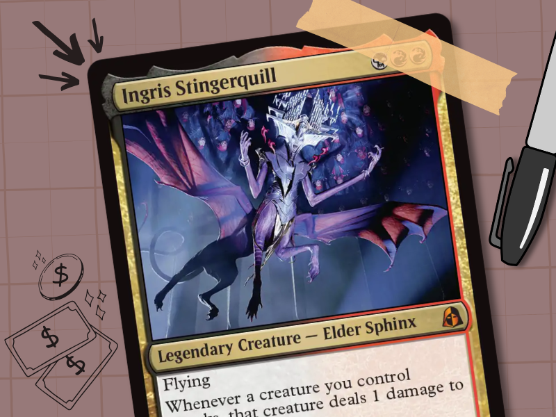 Ingris Stingerquill | Black Red Aggro on a Budget