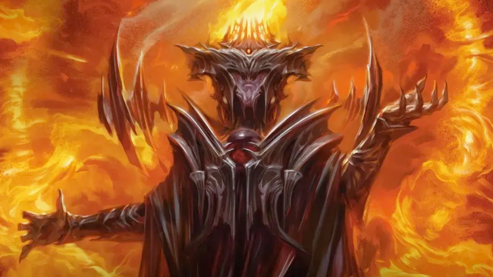 Sauron, the Dark Lord kicks Kaalia of the Vast to #8 in EDHREC's Top Commanders