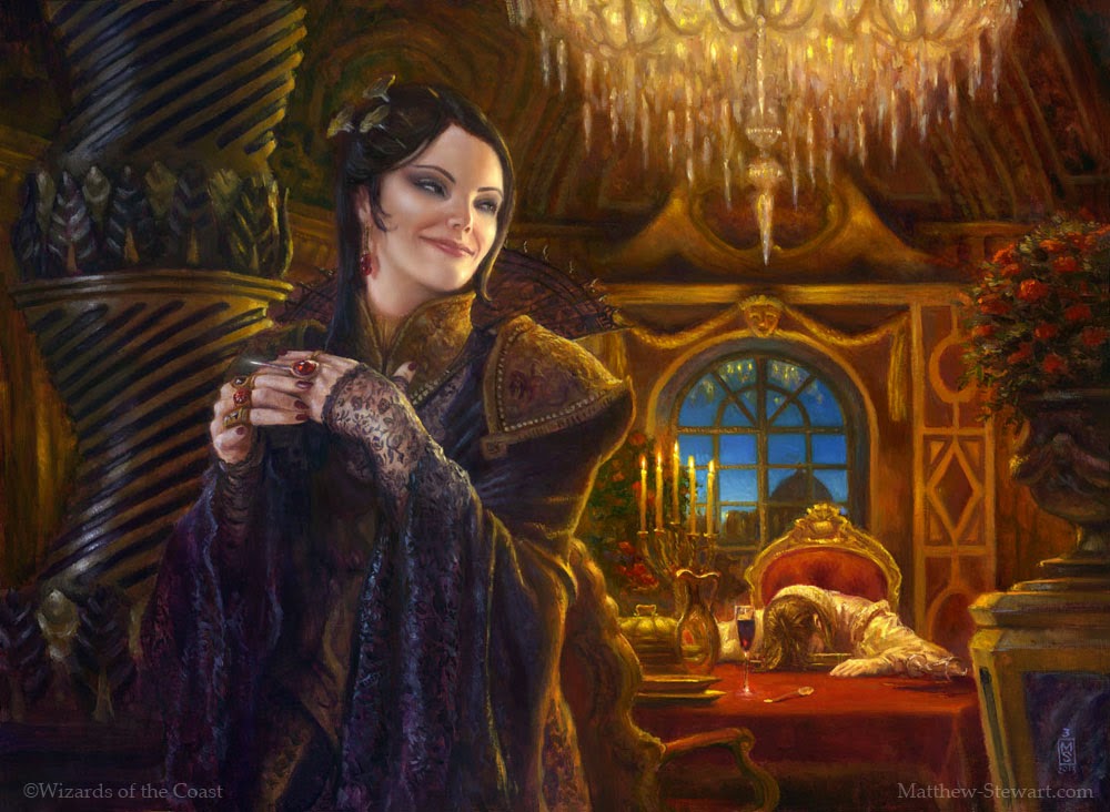 Background image for Bow Low to Marchesa of the Black Rose and Her Trimmed Thefts